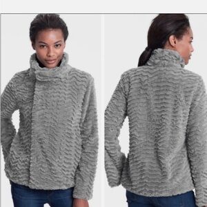 Patagonia Pelage Jacket Women’s Gray Plush Fleece Zip | Cozy | XS